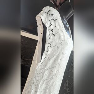 Victoria's Secret White Lace Body/Corps/Swimsuit cover up Size M